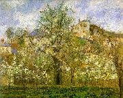 Kitchen Garden with Trees in Flower, Pontoise